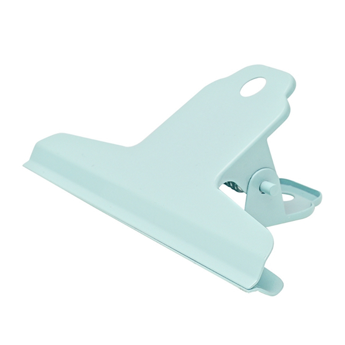 CLIP METAL ISTUDY GRANDE 10CM COLORES PASTEL (VERDE MENTA / MORADO / ROSADO)