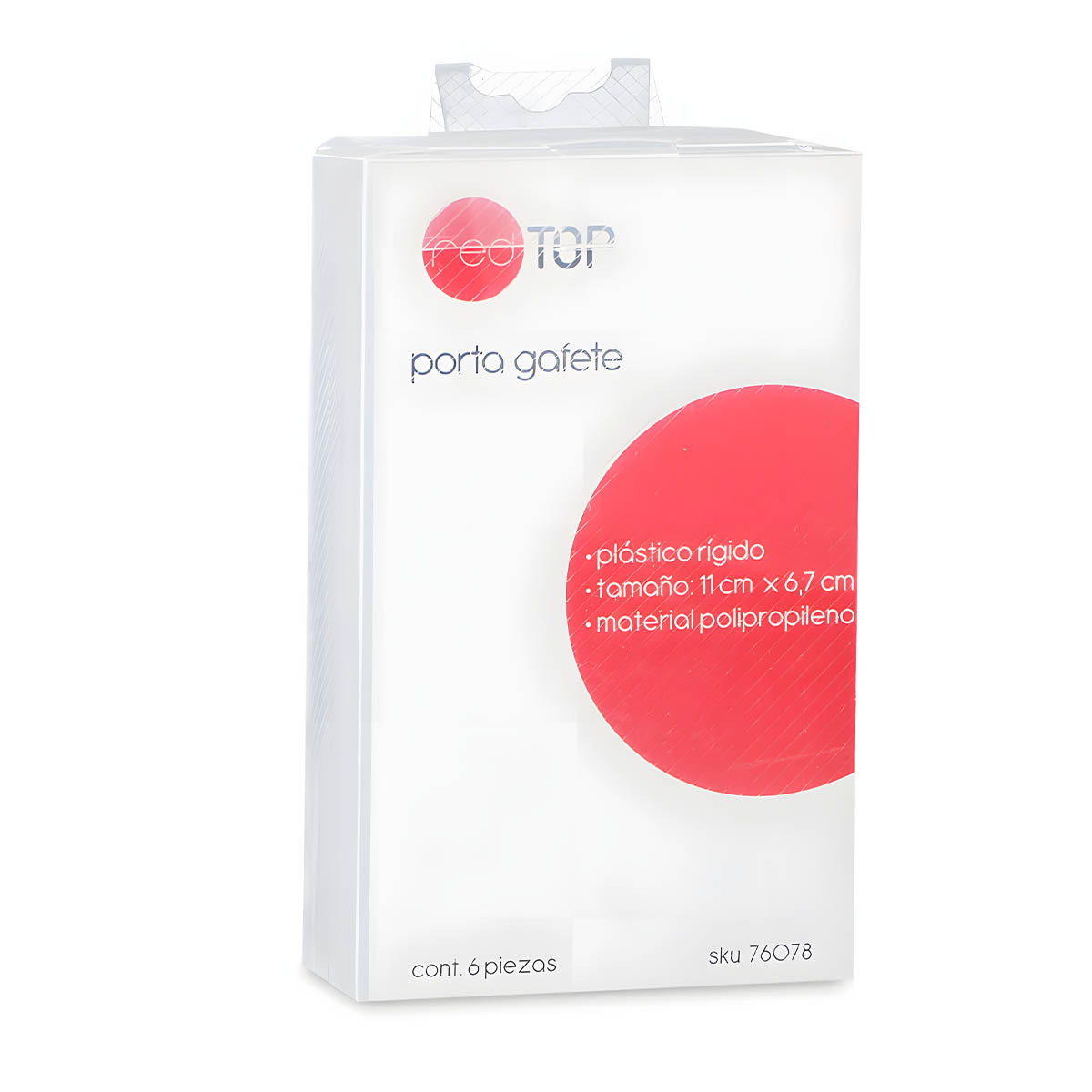 PORTA GAFETE DE PLASTICO