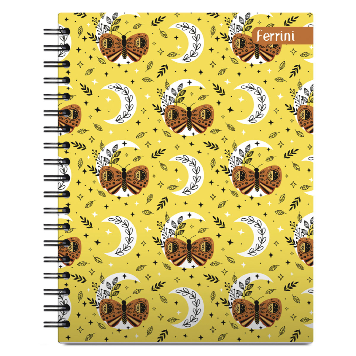 CUADERNO ESPIRAL RAYA FERRINI 100H (GLITTER, UV)