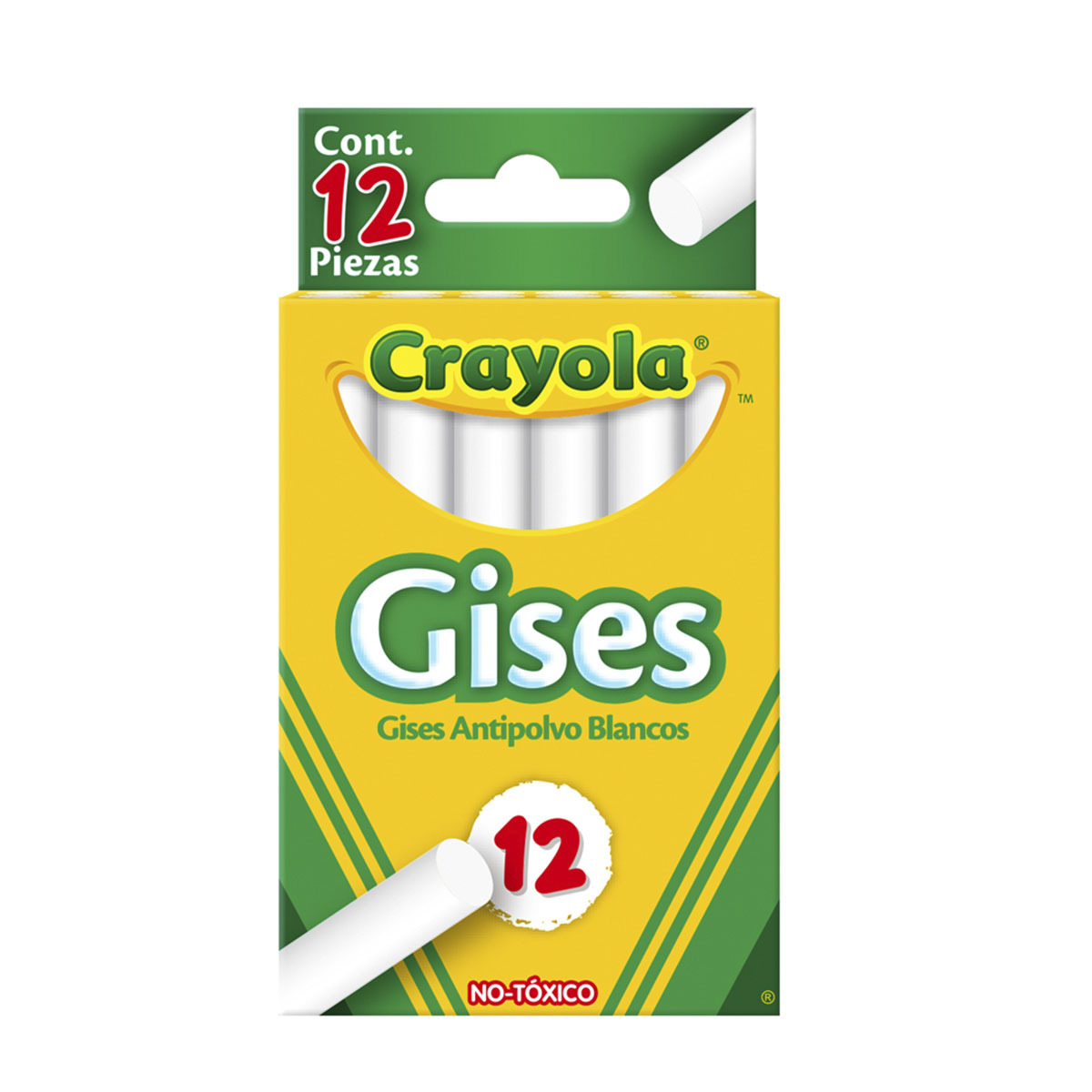 YESOS BLANCOS CRAYOLA 12U