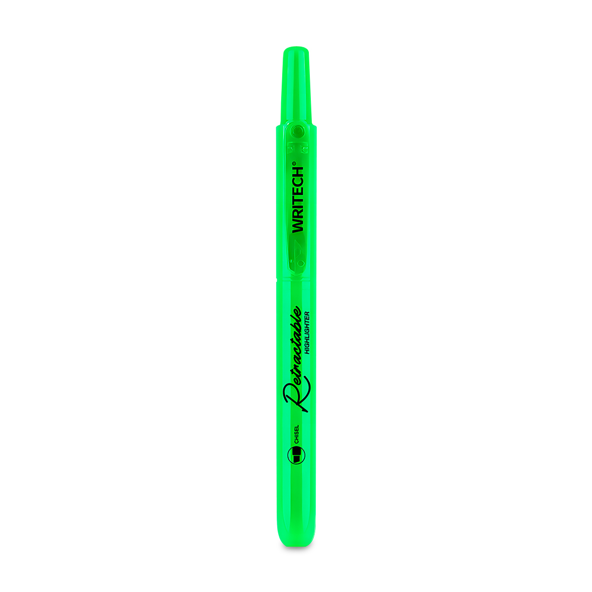 MARCATEXTO RETRACTIL VERDE NEON WRITECH