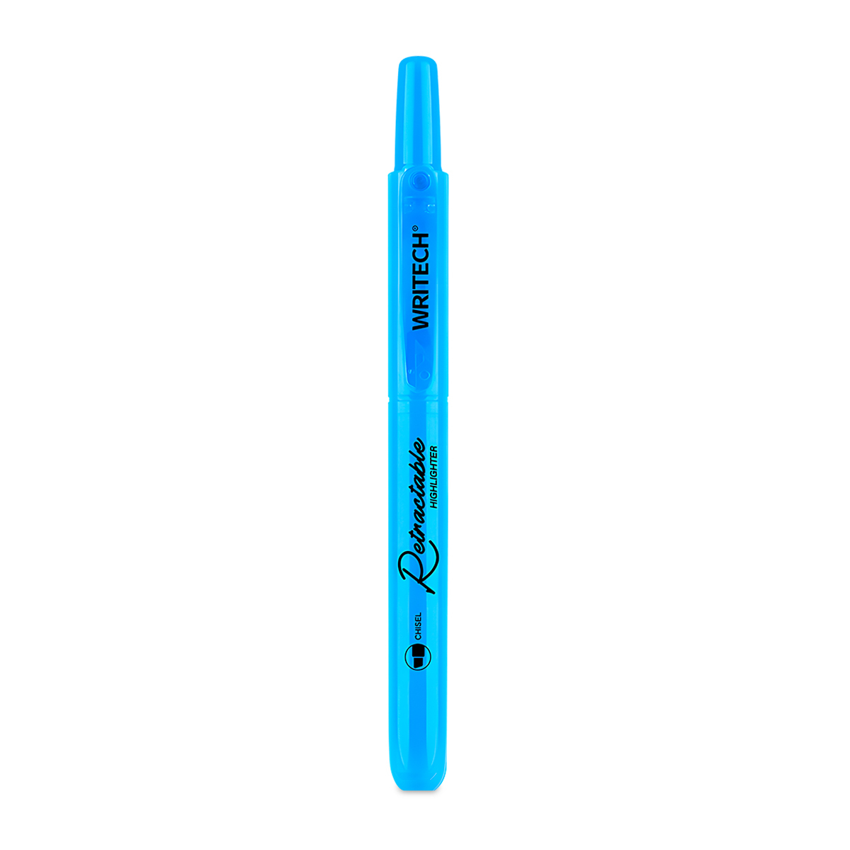 MARCATEXTO RETRACTIL AZUL NEON WRITECH