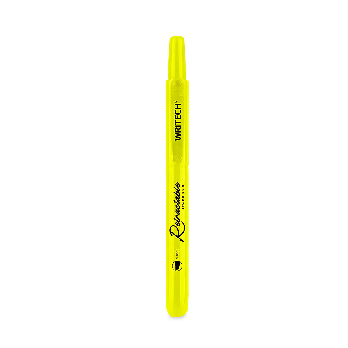 MARCATEXTO RETRACTIL AMARILLO NEON WRITECH