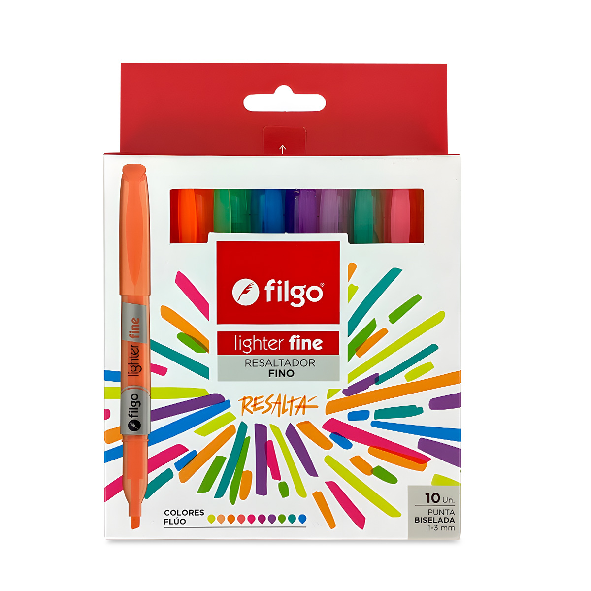 MARCATEXTO FILGO FLUORECENTE FINO 10U