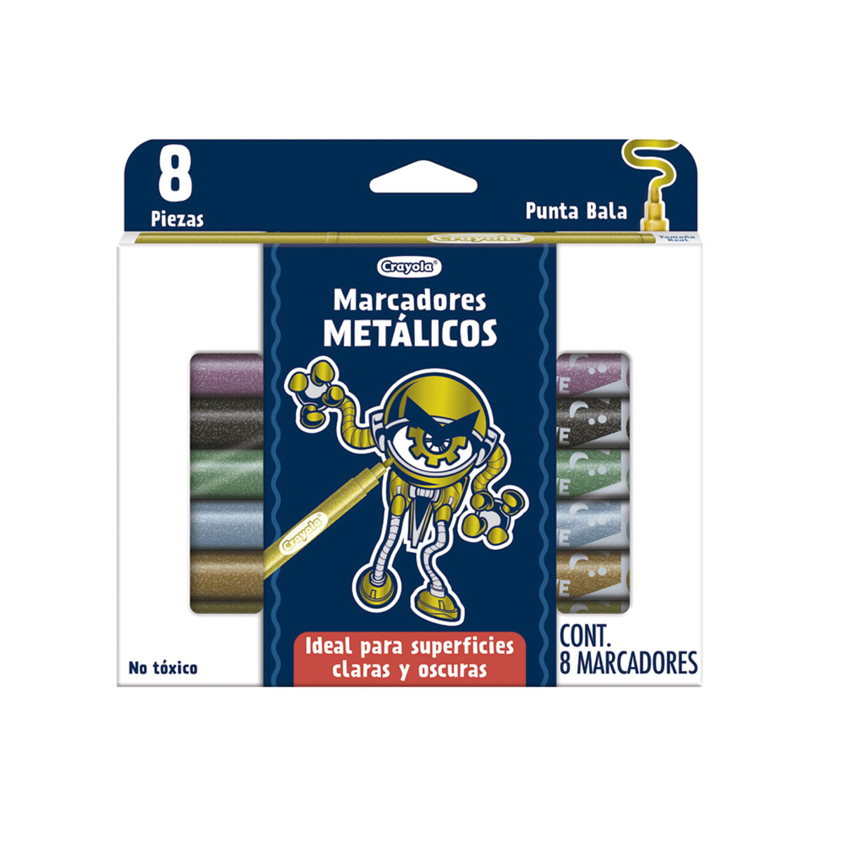 MARCADORES CRAYOLA ALTERNATIVE METALICOS 8U