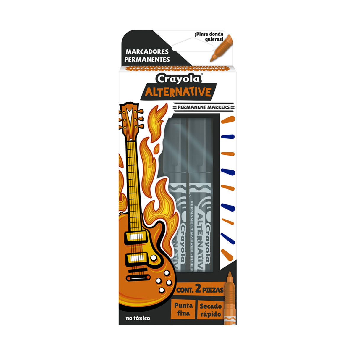 MARCADORES PERMANENTES CRAYOLA 2U