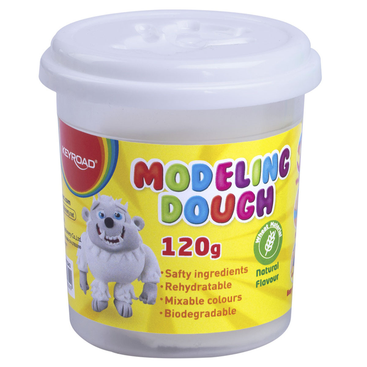 MASA MOLDEABLE KEYROAD 120GR BLANCO