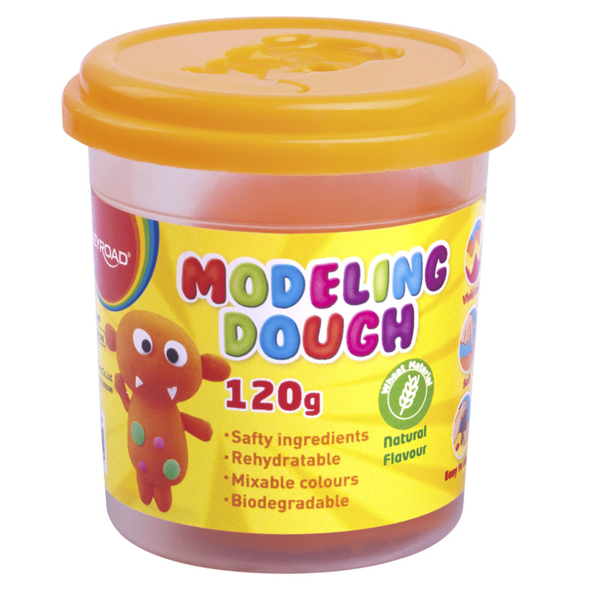 MASA MOLDEABLE KEYROAD 120GR NARANJA