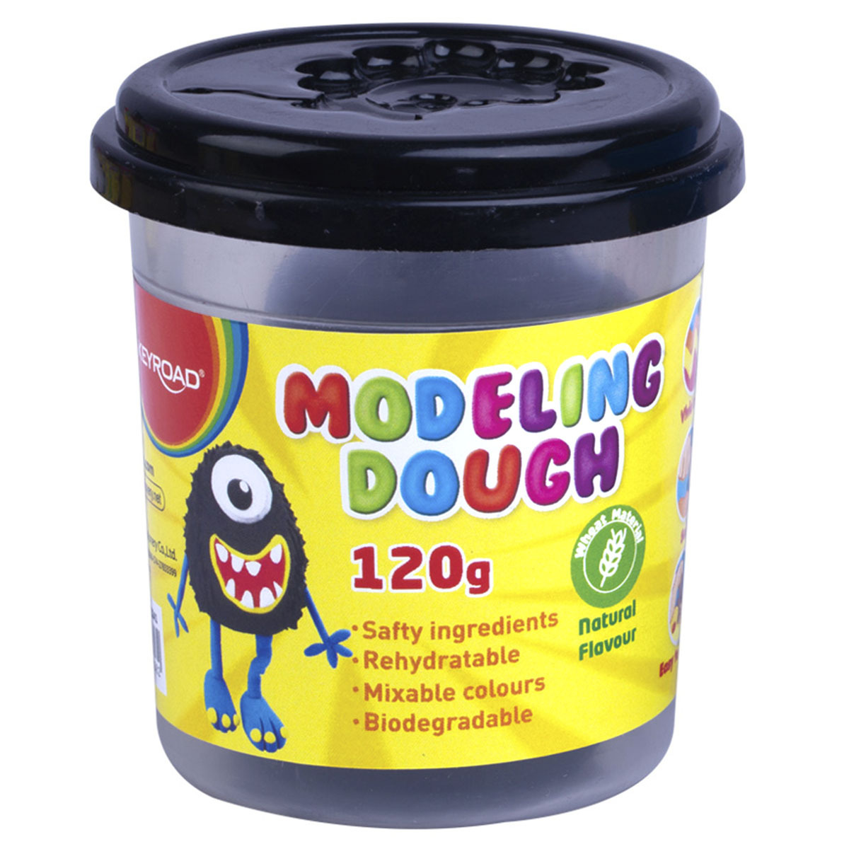 MASA MOLDEABLE KEYROAD 120GR NEGRO
