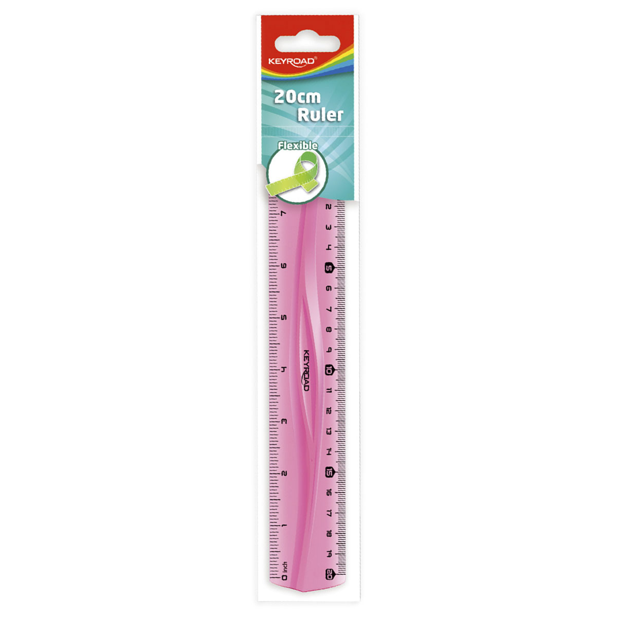 REGLA FLEXIBLE KEYROAD 20CM