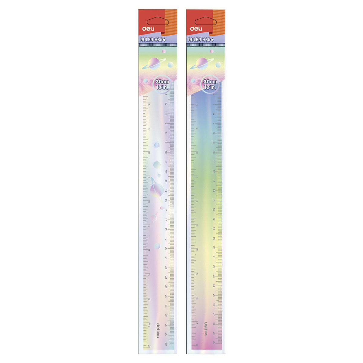 REGLA PLAST 30 CM DELI 1U
