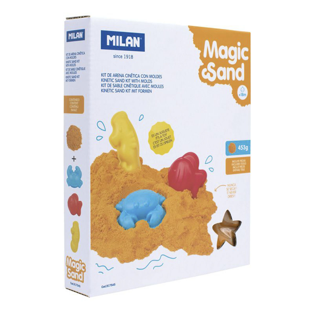 SET DIDACTICO MILAN ARENA KINETICA CON MOLEDES MAGIC SAND