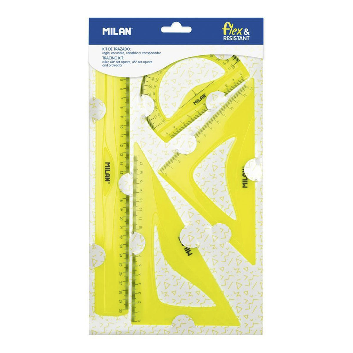 REGLA MILAN FELXIBLES SERIE ACID AMARILLO