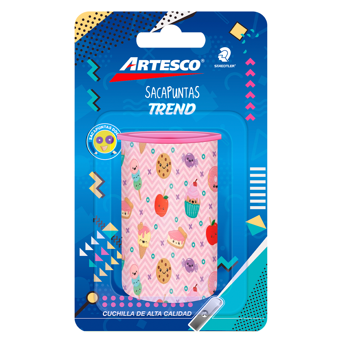 SACAPUNTAS ARTESCO 2O CON DEPOSITO TACHITO TREND 1U