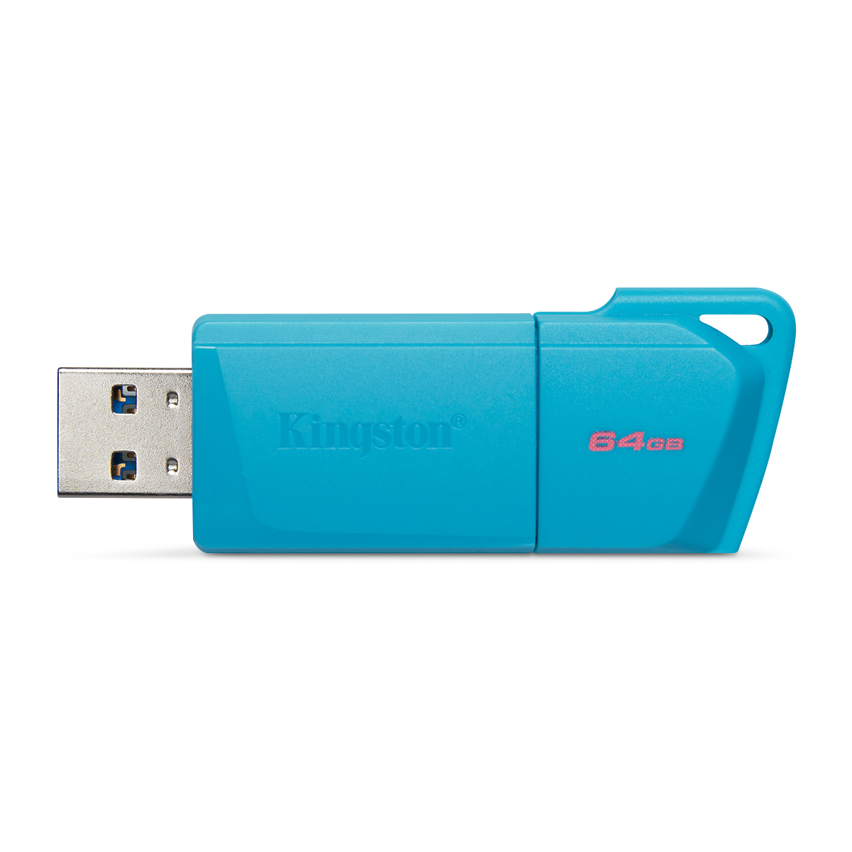 MEMORIA USB KINGSTON 64GB DT EXODIA M DTXM NEON AQUA BLUE