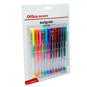 BOLIGRAFO GEL COL C/DIAMANTINA PASTEL B/12 BOLIGRAFO GEL COL C/DIAMANTINA PASTEL B/12