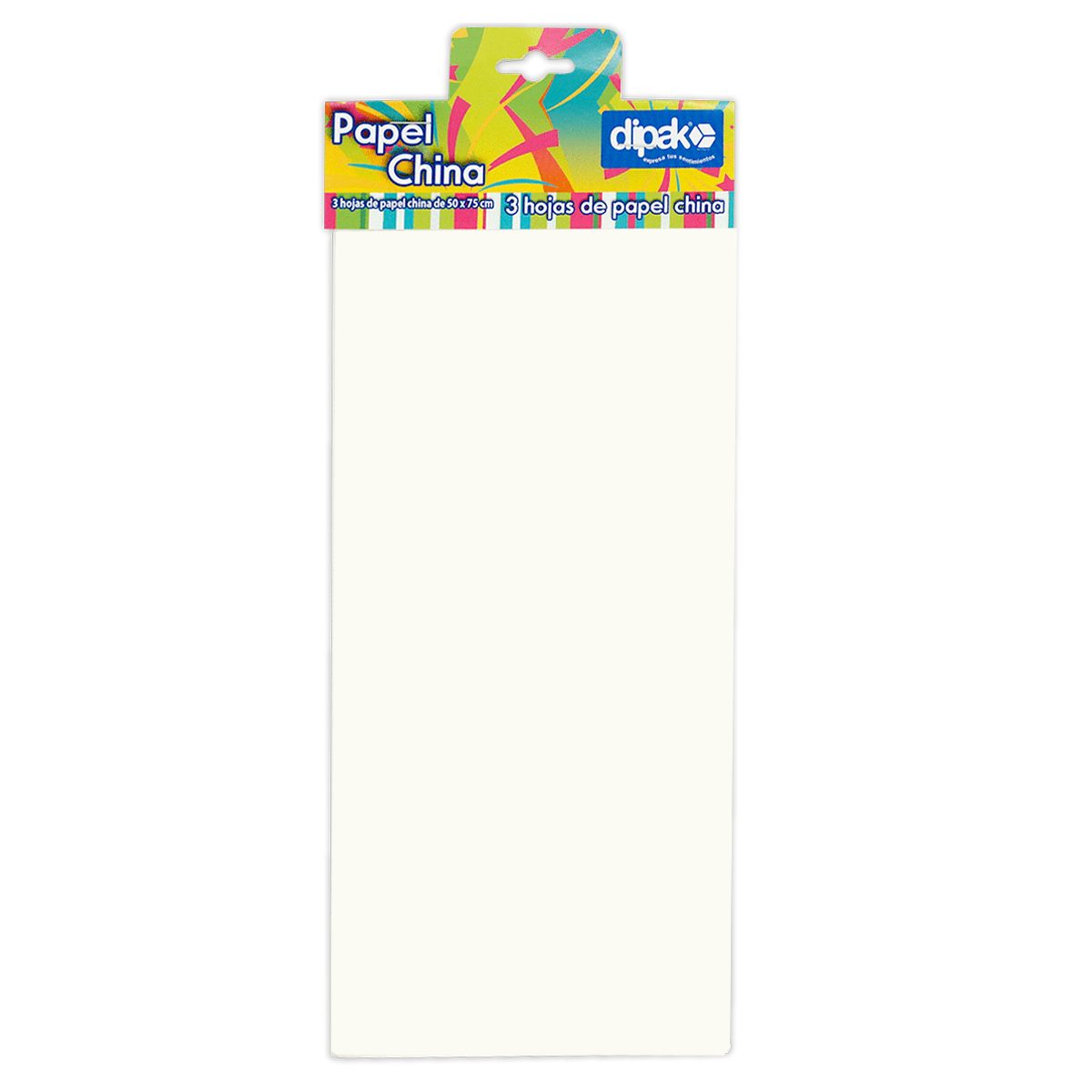 PAPEL CHINA 3 HOJAS BLANCO