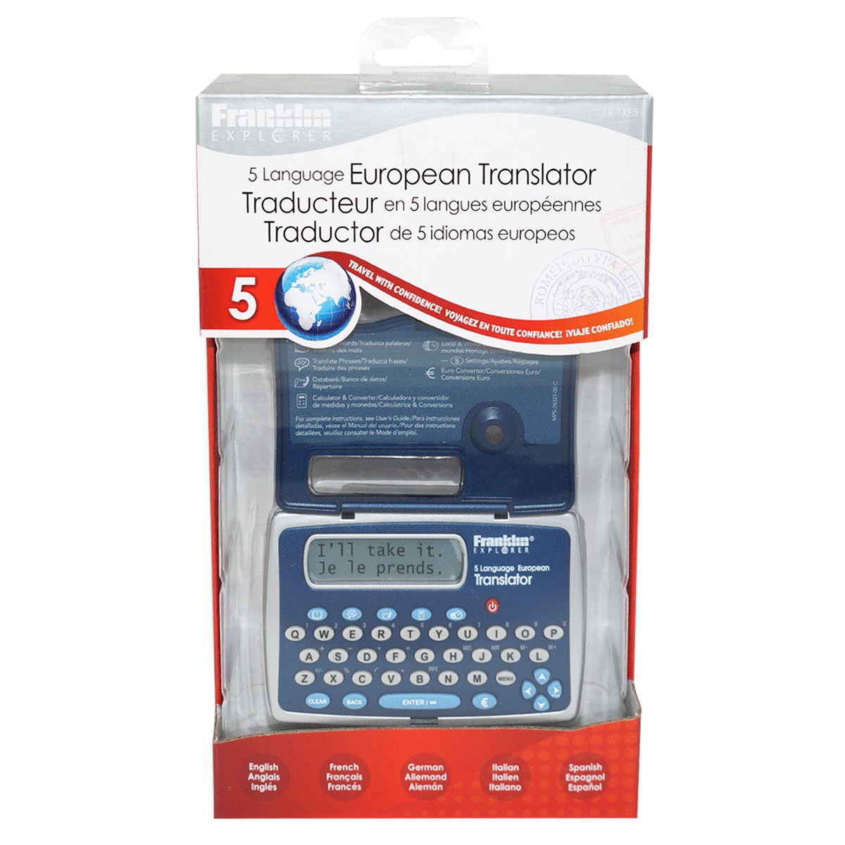 Traductor Franklin Frtxf5 5 Idiomas Office Depot Honduras