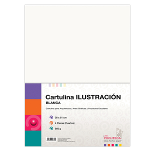 CARTULINA ILUSTRACION 38X51 PQ 4PZ