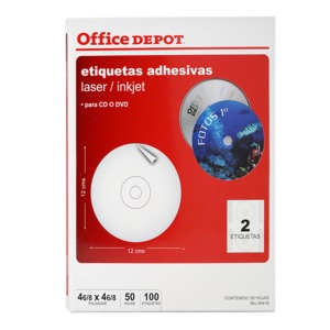 ETIQ P HOJA 2 LASER INKJET CD