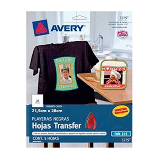 HOJAS TRANSFER T SHIRT NEGRA Office Depot Honduras