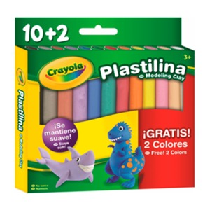 PLASTILINA COL/VARIOS 10+2 PLASTILINA COL/VARIOS 10+2