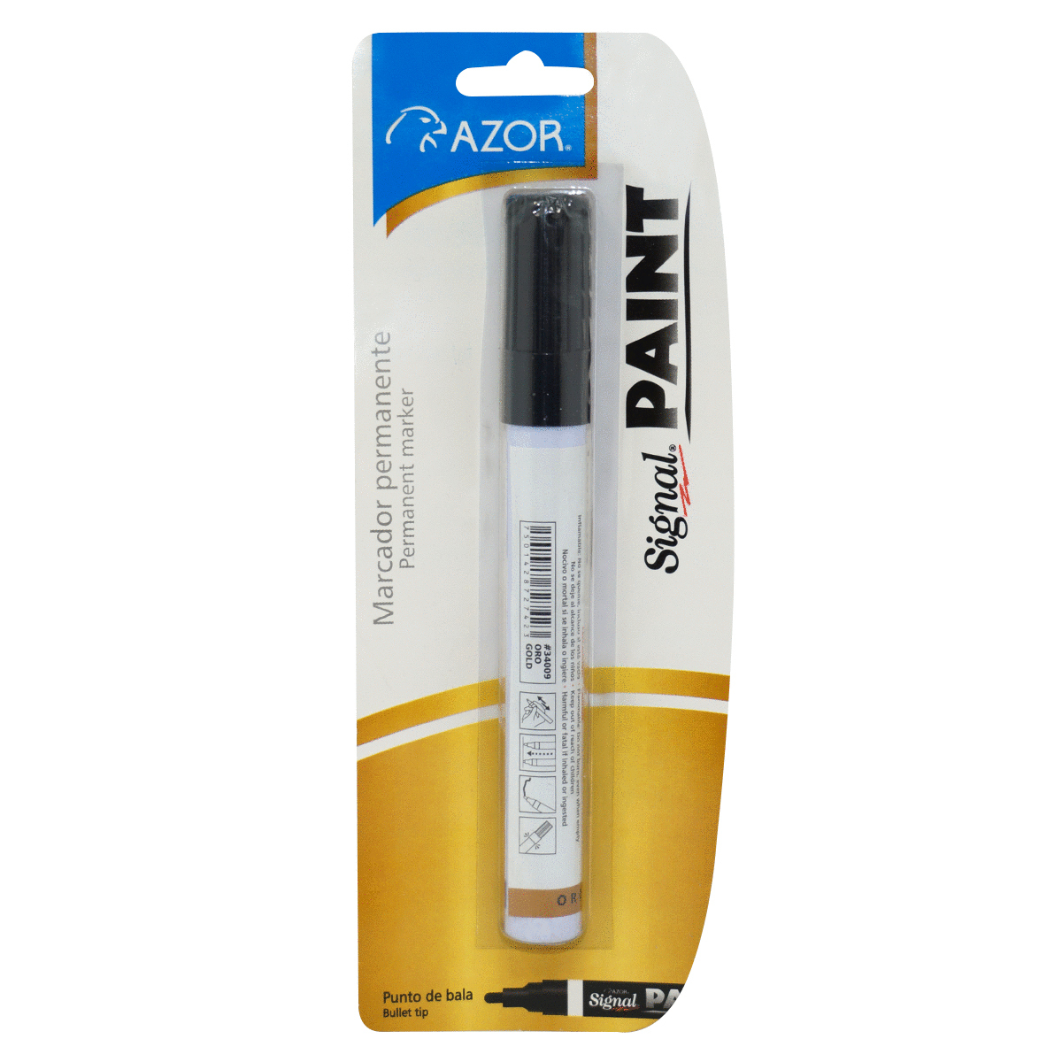 MARCADOR SIGNAL PAINT BLISTER C/1 PZA ORO