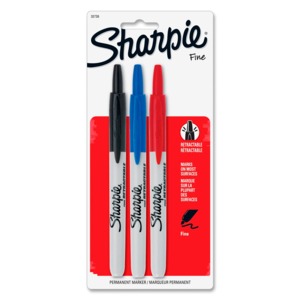 MARCADOR RETRACTIL SHARPIE SURTIDO 3U MARCADOR RETRACTIL SHARPIE SURTIDO 3U