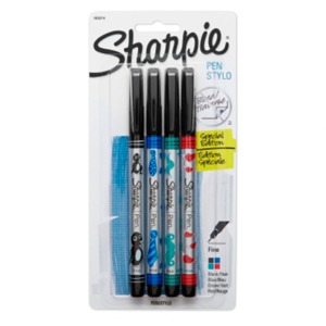 BOLIGRAFO SHARPIE PUNTA FINE SURTIDO 4U BOLIGRAFO SHARPIE PUNTA FINE SURTIDO 4U