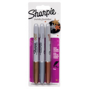 MARCADOR ERMANENTE SHARPIE METALLICS 3U MARCADOR ERMANENTE SHARPIE METALLICS 3U