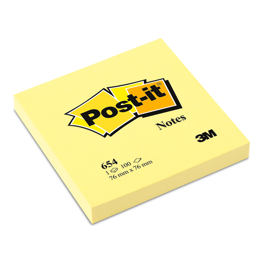 Notas adhesivas marca Post-it reposicionables para recordatorios, marcar paginas y organizar ideas. Adhesivo que se despega sin danar, perfecto para estudio, oficina y planificacion.