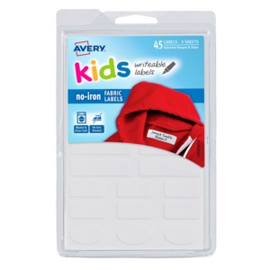 ETIQUETA BLANCA PARA ROPA KIDS VARIAS FORMAS PAQ 45 ETIQUETA BLANCA PARA ROPA KIDS VARIAS FORMAS PAQ 45