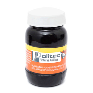 PINTURA ACRILICA NEGRO INTENSO POLITEC N302 100ML PINTURA ACRILICA NEGRO INTENSO POLITEC N302 100ML