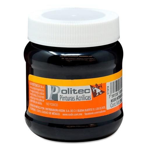PINTURA ACRILICA NEGRO INTENSO