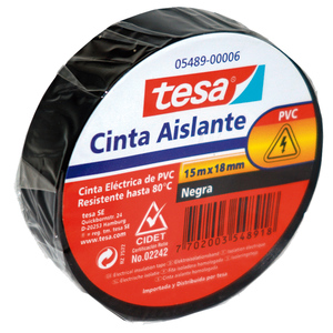 CINTA DE AISLAR PROFESIONAL 15MX18MM