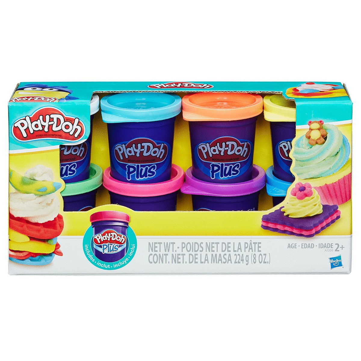 SET PLAY DOH PLUS (8 UNIDADES SURTIDOS)