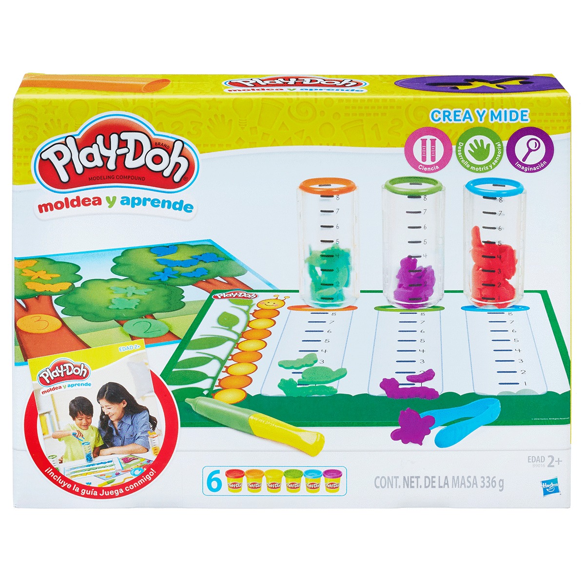 SET PLAY DOH CREACIONES Y MEDIDAS (6 UNIDADES)