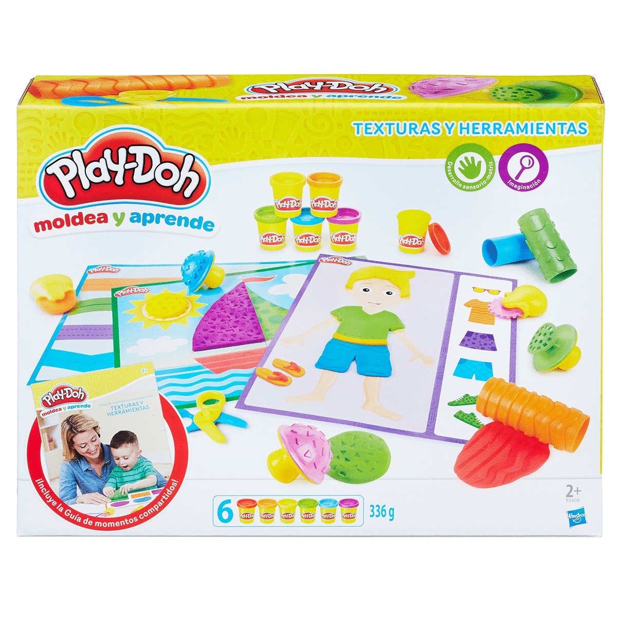 SET PLAY DOH MOLDEA Y APRENDE (6 COLORES SURTIDOS)