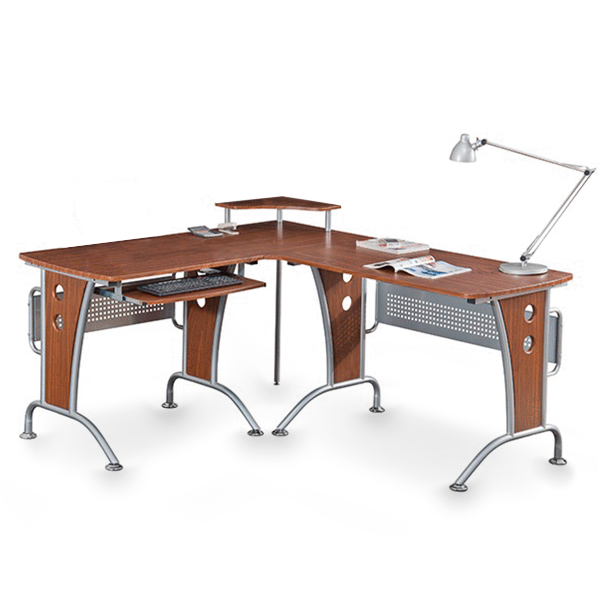 CENTRO DE TRABAJO RTA (MAHOGANY, EN FORMA DE L)