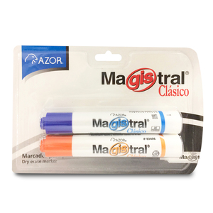 MARCADOR PARA PIZARRA MAGISTRAL 2U COLORES SURTIDOS MARCADOR PARA PIZARRA MAGISTRAL 2U COLORES SURTIDOS
