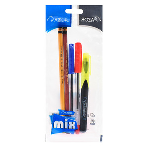 AZOR MIX 5U(1NRO,1 RJO,1 LAPIZ AMA,1 LAPIZ RJO,1 RESALT AMA) AZOR MIX 5U(1NRO,1 RJO,1 LAPIZ AMA,1 LAPIZ RJO,1 RESALT AMA)