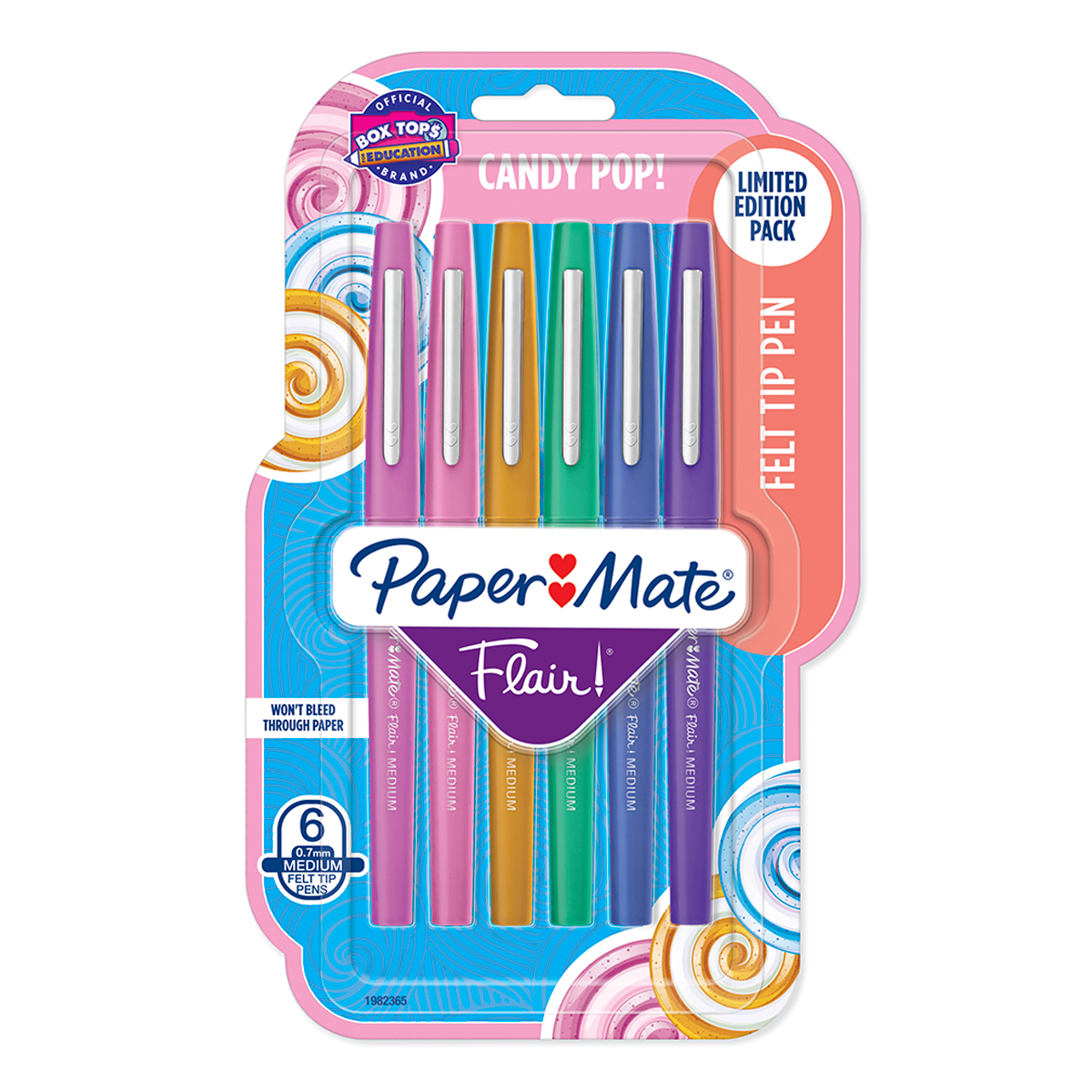 BOLIGRAFOS PAPER MATE FLAIR CANDY PUNTA MEDIA 6