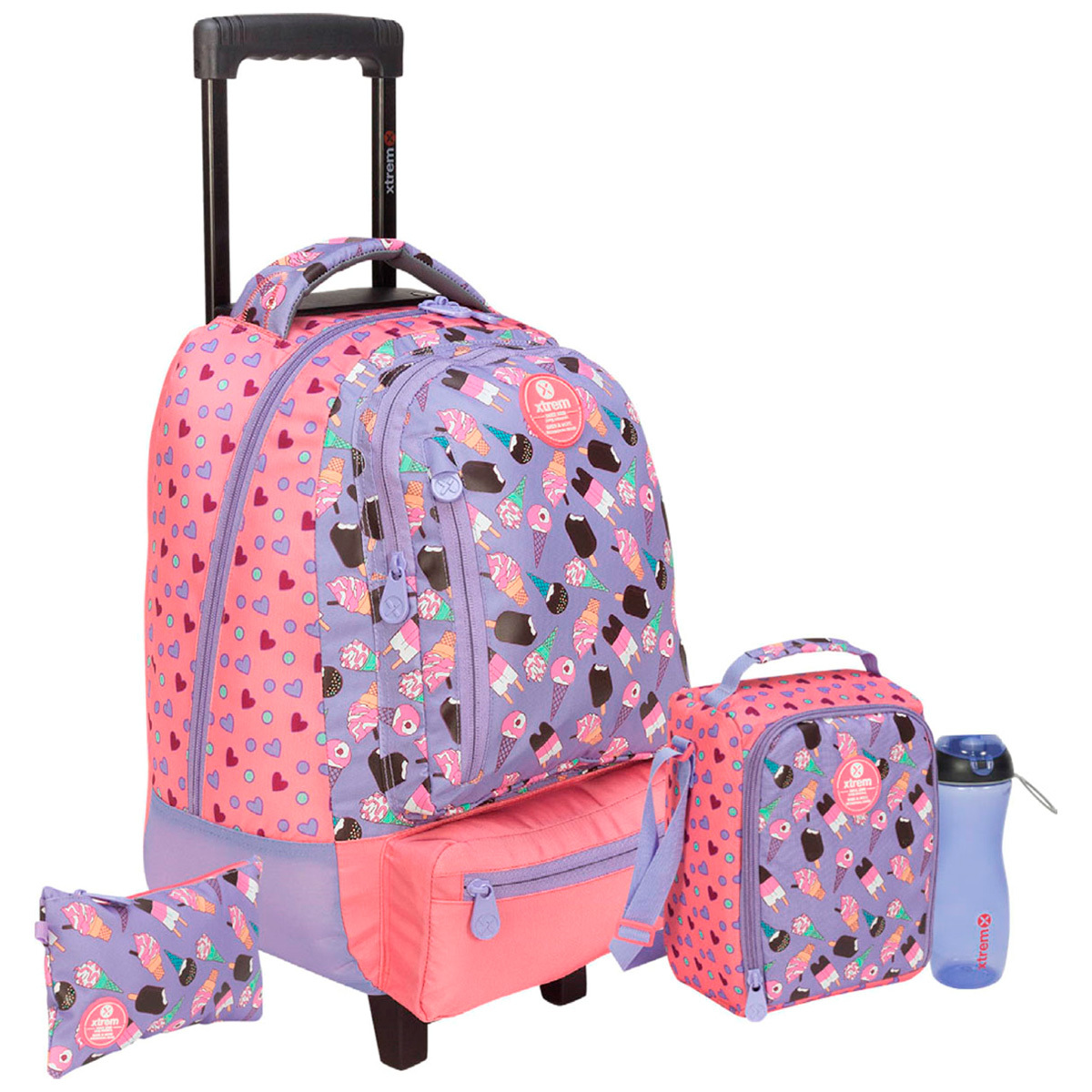 JUEGO DE 4PZS XTREM RUNPACK 831 SHINY ICE CREAM
