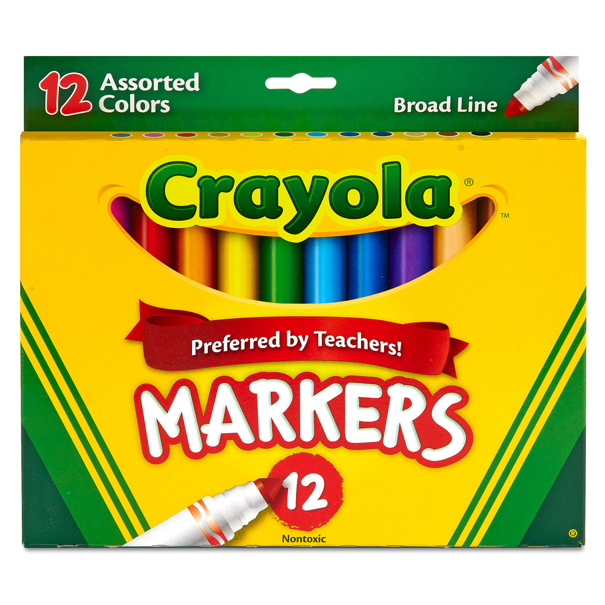 SET DE MARCADORES CRAYOLA GRUESOS LAVABLES 12
