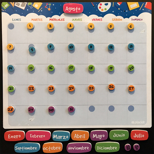 CALENDARIO MAGNETICO PLACKIT ESCOLAR CALENDARIO MAGNETICO PLACKIT ESCOLAR