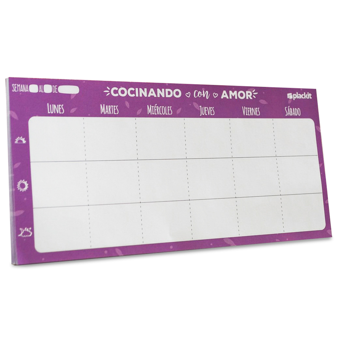 MAGNETICO MENU SEMANAL PLACKIT