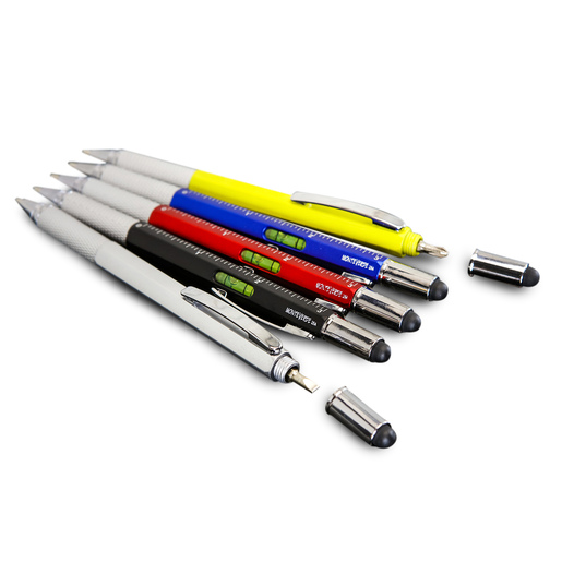 Boligrafo marca Monteverde de tinta fluida y trazo uniforme. Escritura comoda y duradera para uso diario en escuela y oficina.