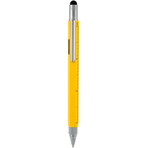Boligrafo marca Monteverde de tinta fluida y trazo uniforme. Escritura comoda y duradera para uso diario en escuela y oficina.