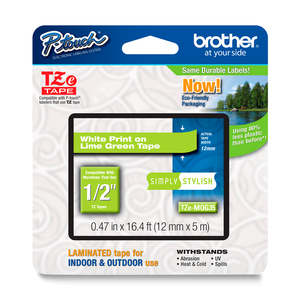 CINTA BROTHER VERDE/LETRA BLANCA (12MM,2PACK) CINTA BROTHER VERDE/LETRA BLANCA (12MM,2PACK)