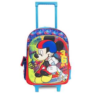 MOCHILA DE MICKEY 3D C/RUEDAS 16PG MOCHILA DE MICKEY 3D C/RUEDAS 16PG